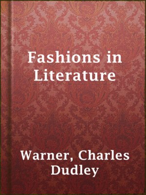 cover image of Fashions in Literature